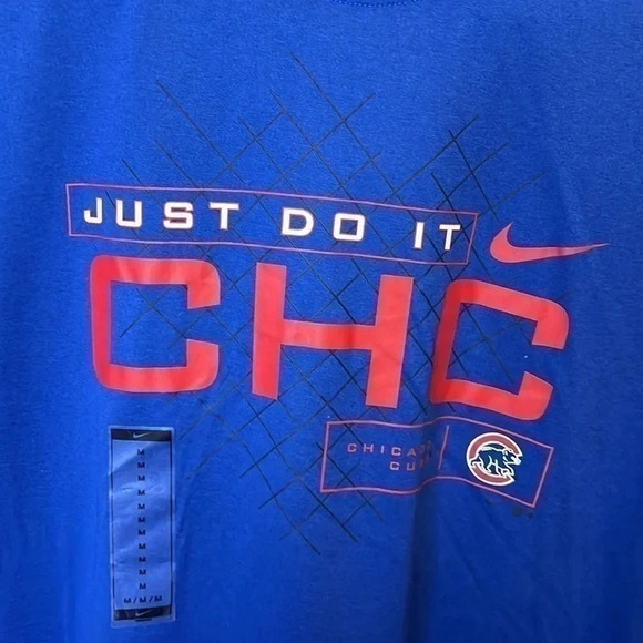 Nike Dri-Fit MLB T-SHIRT CHICAGO CUBS - SIZE MEDIUM NEW w/ TAGS - Picture 5 of 6